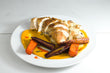 Roasted Hilltop Chicken or Newfoundland Cod, with Sweet Potato Puree, Butter Roasted Carrots and Cauliflower.