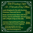 St. Patrick's Day Menu - Beef and Guinness Stew