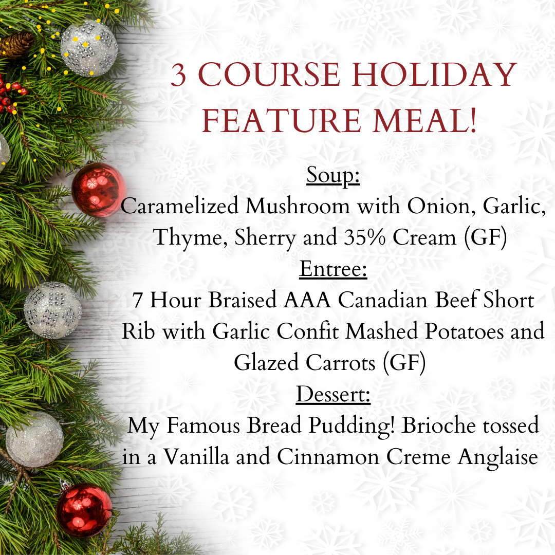 3 Course Holiday Meal! – The Traveling Chef