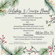 Holiday 3 Course Meal