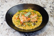 Butternut Squash Risotto with Roasted Vegetables and Rainbow Trout