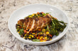 Chili Lime Chicken or Flank Steak with Corn and Black Bean Succotash