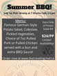 July 1st Summer BBQ!